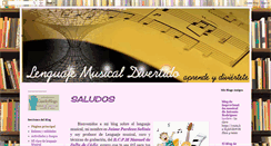 Desktop Screenshot of lenguajemusicaldivertido.blogspot.com