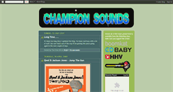 Desktop Screenshot of champion-sounds.blogspot.com