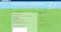 Desktop Screenshot of losartefactostecnologicos.blogspot.com