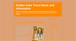 Desktop Screenshot of goldenislesnews.blogspot.com