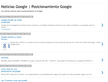 Tablet Screenshot of noticias-seo-google.blogspot.com