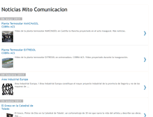 Tablet Screenshot of mitocomunicacion.blogspot.com