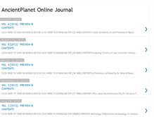 Tablet Screenshot of ancientplanet.blogspot.com
