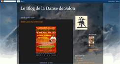 Desktop Screenshot of dansedesalon.blogspot.com