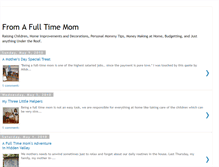 Tablet Screenshot of fromafulltimemom.blogspot.com