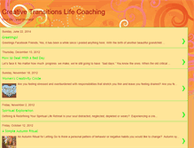 Tablet Screenshot of lifecoachkim.blogspot.com