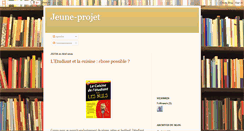 Desktop Screenshot of jeune-projet.blogspot.com