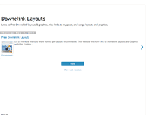 Tablet Screenshot of downelinklayouts.blogspot.com