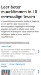 Mobile Screenshot of muurklimmen.blogspot.com