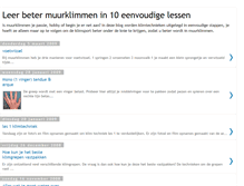 Tablet Screenshot of muurklimmen.blogspot.com