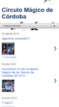 Mobile Screenshot of circulomagicodecordoba.blogspot.com