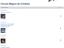 Tablet Screenshot of circulomagicodecordoba.blogspot.com