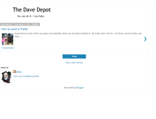 Tablet Screenshot of davedepot.blogspot.com