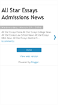 Mobile Screenshot of allstaressays.blogspot.com