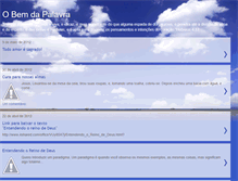 Tablet Screenshot of bemdapalavra.blogspot.com