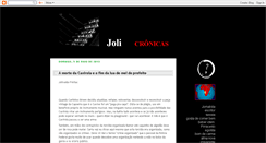 Desktop Screenshot of jolivaldocronicas.blogspot.com