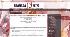 Desktop Screenshot of granada13artes.blogspot.com