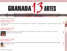 Tablet Screenshot of granada13artes.blogspot.com