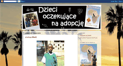Desktop Screenshot of dziecidoadopcji.blogspot.com