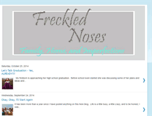 Tablet Screenshot of frecklednoses.blogspot.com