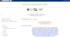 Desktop Screenshot of lithiumsnews.blogspot.com
