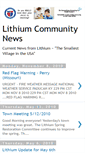 Mobile Screenshot of lithiumsnews.blogspot.com