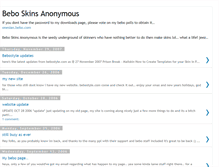 Tablet Screenshot of beboskins.blogspot.com