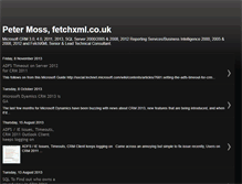 Tablet Screenshot of fetchxml.blogspot.com