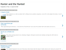 Tablet Screenshot of hunterandhunted.blogspot.com