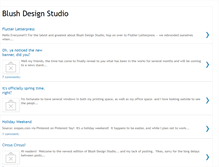 Tablet Screenshot of blushdesignstudio.blogspot.com