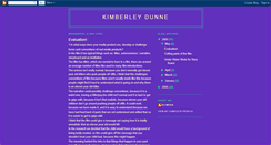 Desktop Screenshot of kimberelydunne.blogspot.com