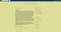 Desktop Screenshot of karl-in-japan.blogspot.com