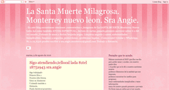 Desktop Screenshot of lasantamuertemilagrosa.blogspot.com