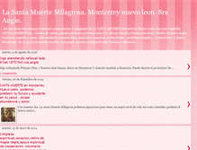 Tablet Screenshot of lasantamuertemilagrosa.blogspot.com