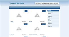 Desktop Screenshot of facebookwallphotos.blogspot.com