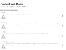 Tablet Screenshot of facebookwallphotos.blogspot.com