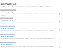 Tablet Screenshot of alienwaresux.blogspot.com