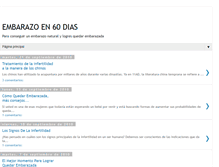 Tablet Screenshot of embarazoen60dias.blogspot.com