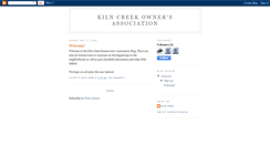 Desktop Screenshot of kilncreek.blogspot.com