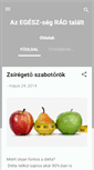 Mobile Screenshot of egeszsegradtalalt.blogspot.com