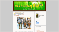 Desktop Screenshot of mgakwentongdisyerto.blogspot.com