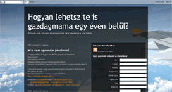 Desktop Screenshot of gazdagmama.blogspot.com