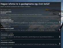 Tablet Screenshot of gazdagmama.blogspot.com