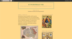 Desktop Screenshot of cuvintelevii.blogspot.com