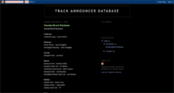 Desktop Screenshot of horsetrackannouncer.blogspot.com