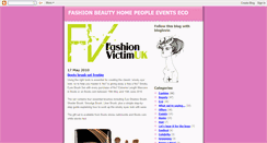 Desktop Screenshot of fashionvictimuk.blogspot.com