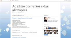Desktop Screenshot of aoritmodosversos.blogspot.com