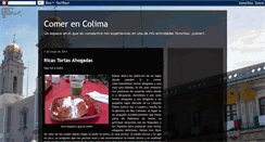 Desktop Screenshot of comerencolima.blogspot.com