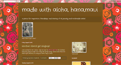 Desktop Screenshot of madewithalohahana.blogspot.com