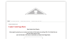 Desktop Screenshot of candycrush-saga-hack.blogspot.com